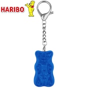 ハリボー(HARIBO) グミベア クリアキーホルダー ブルー