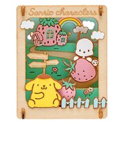 エンスカイ　ペーパーシアター　ウッドスタイル　PT-W20　サンリオキャラクターズ　いちごのおうち1