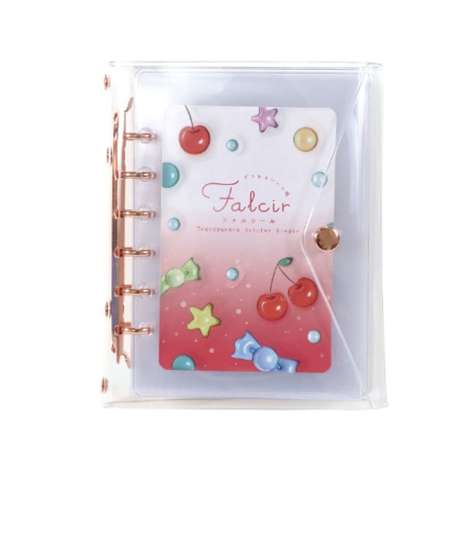 クツワ（KUTSUWA）　ファルシール（Falcir）　シールバインダー　A6　DE022PG　ピンクゴールド