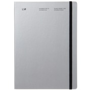 【2026年9月始まり】 ラコニック(LACONIC) 仕事計画 ハード A5 マンスリーレフト LMLS12-240 シルバー 月曜始まり