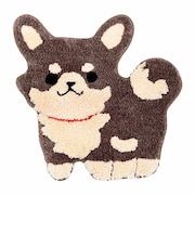 【お買い得】 オカ(OKA) ファンディットアニマル アクセントマット チョコレートタンチワワ(ブラウン)