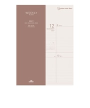 【2026年12月始まり】　レイメイ藤井　システムノートダイアリー　B5　ウィークリーブロック　27RFDR726　月曜始まり