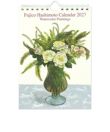 【2027年版・壁掛卓上兼用】　フロンティア　橋本不二子　Roses　S　CAL-238