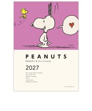 【2026年10月始まり】 ホールマーク(Hallmark) SNOOPY A5 マンスリーブロック 853563 ライラックびっくり 月曜始まり