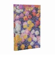 【2027年1月始まり】 ペーパーブランクス(Paperblanks) ハードカバーダイアリー A6 ウィークリーレフト モネ 菊の花 月曜始まり