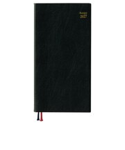【2026年12月始まり】 ダイゴー Appoint ベーシックシリーズ その他 ウィークリーレフト E1034 ブラック 月曜始まり
