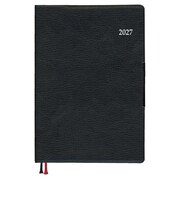 【2026年12月始まり】 ダイゴー Appoint ライト A6 マンスリーブロック E8440 ブラック 月曜始まり