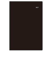 【2027年1月始まり】 ダイゴー Appoint チャートシリーズ 一覧タイプ A5 マンスリーガントチャート E1681 ブラック 月曜始まり