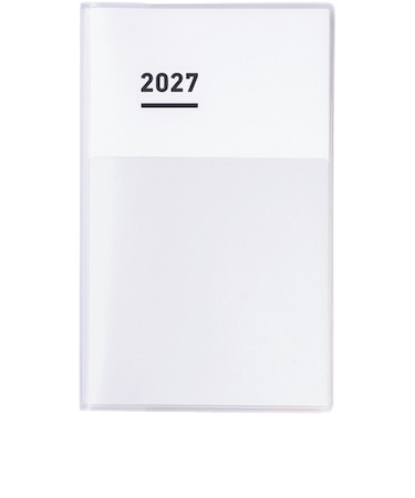 【2026年11月始まり】　コクヨ（KOKUYO）　ジブン手帳　A5スリム　ウィークリーバーチカル　ニ-JCD1W-27　ホワイト　月曜始まり