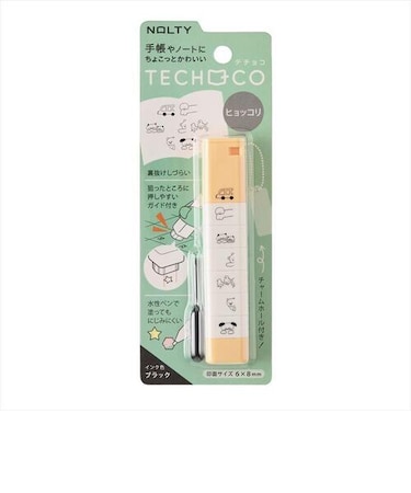ノルティ（NOLTY）　アイコンスタンプ　テチョコ（TECHOCO）　ニコレシピコラボ　TCIS06　ヒョッコリ