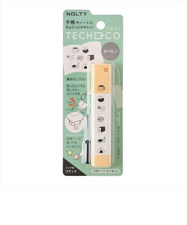 ノルティ（NOLTY）　アイコンスタンプ　テチョコ（TECHOCO）　ニコレシピコラボ　TCIS07　タベモノ