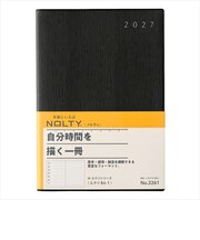 【2026年12月始まり】 ノルティ(NOLTY) エクリ1 B6 ウィークリーレフト 2261 ブラック 月曜始まり