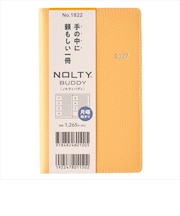 【2026年12月始まり】 ノルティ(NOLTY) バディ1 定形外 ウィークリーホリゾンタル 1822 イエロー 月曜始まり