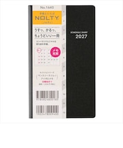 【2026年12月始まり】 ノルティ(NOLTY) マンスリースリム-i アイダにメモ マンスリーブロック 1640 ブラック 日曜始まり