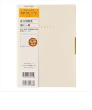 【2026年12月始まり】 ノルティ(NOLTY) エクリPlusメモ B6 ウィークリーバーチカル 2320 オフホワイト 月曜始まり