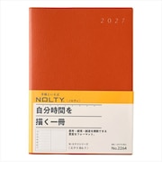 【2026年12月始まり】 ノルティ(NOLTY) エクリ1 B6 ウィークリーレフト 2264 オレンジ 月曜始まり