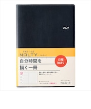 【2026年12月始まり】 ノルティ(NOLTY) エクリ4 A5 ウィークリーレフト 6319 ダークネイビー 日曜始まり