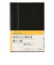 【2026年12月始まり】 ノルティ(NOLTY) キャレル B6 ウィークリーレフト 2047 ブラック 月曜始まり