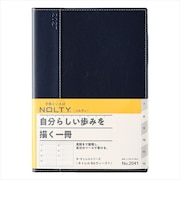 【2026年12月始まり】 ノルティ(NOLTY) キャレル B6 ウィークリーホリゾンタル 2041 ネイビー 月曜始まり