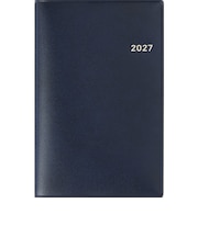 【2026年12月始まり】　高橋書店　ビジネス手帳小型版4　手帳判　ウィークリーホリゾンタル　143　紺　月曜日始まり