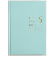 【2027年1月始まり】 高橋書店 5年横線当用新日記 A5 デイリー1日1ページ 22 ミントブルー 各月1日始まり