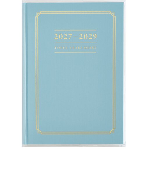 【2027年1月始まり】　高橋書店　3年横線当用新日記　A5　デイリー1日1ページ　13　ブルー