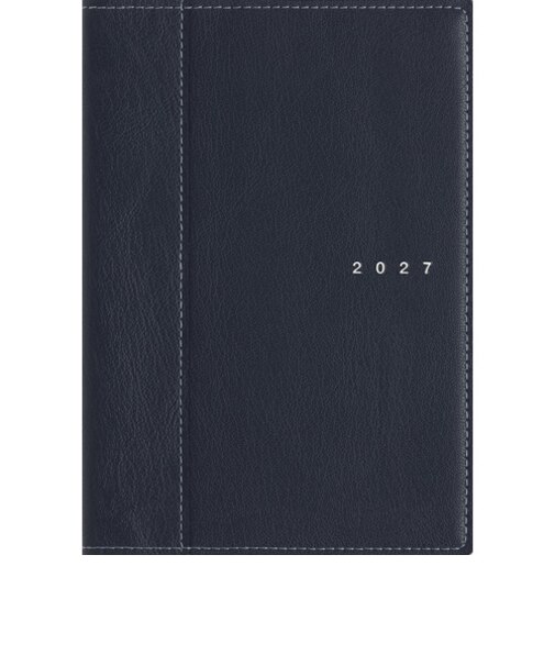 【2027年1月始まり】　高橋書店　シャルム5　B6　ウィークリーバーチカル　355　ネイビー　月曜日始まり
