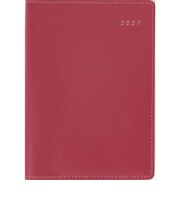 【2027年1月始まり】 高橋書店 リシェル2 A6 ウィークリーホリゾンタル 212 ビーツレッド 月曜日始まり