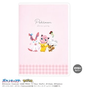 【2026年10月始まり】 カミオジャパン ポケモン B6 マンスリーブロック 307113 ピンクチェック 月曜始まり
