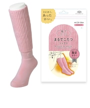 靴下サプリ まるでこたつ ソックス 23~25cm ミストピンク