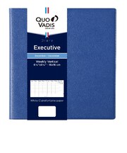 【2026年12月始まり】　クオバディス（QUO　VADIS）　エグゼクティブ　アンパラ　ウィークリーバーチカル　ブルーオーシャン　月曜始まり
