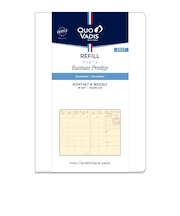 【2026年12月始まり】　クオバディス（QUO　VADIS）　ビジネスプレステージ　レフィル　A6変型　ウィークリーバーチカル　ゴールドエッジ　月曜始まり