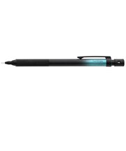 ラダイト（Luddite）　TechDraw2　シャープペンシル　グラデーションA　0.5mm　LDBMP2GA2－05　ブラック/ターコイズ