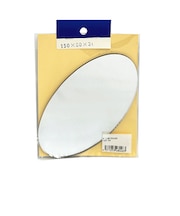 サワダプラテック（SAWADA　PLATEC）　アクリル楕円　150×80×3t　ミラー