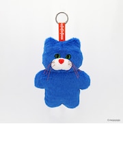 学研ステイフル mojojojo ぬいぐるみキーホルダー ねこ(ブルー)