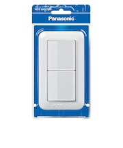 パナソニック(Panasonic) コスモワイド21 埋込ダブルスイッチB(片切) WTP50012WP ホワイト