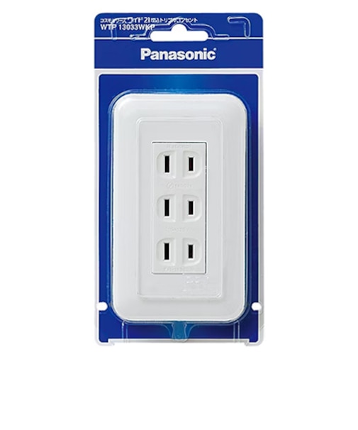 パナソニック（Panasonic）　コスモワイド21　埋込トリプルコンセント　WTP13033WKP　ホワイト