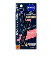 花王　ニベア　リッチケア＆カラーリップ　色持続タイプ　ブロッサムピンク