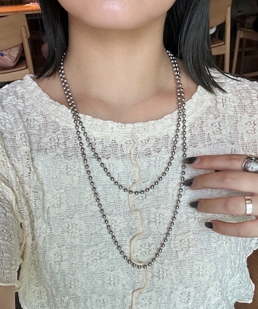 追加決定!【lil/リル】1連ボールチェーンネックレス