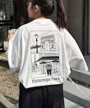 【ojisan】ユニセックスワンポイントサガラ刺繍半袖Tee