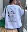 【DOGS】ユニセックスアニマル刺繍ロゴ半袖TEE