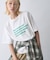 【UNISEX】【プラスサイズあり】ポコポコメッセージロゴTEE