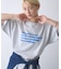 【UNISEX】【プラスサイズあり】ポコポコメッセージロゴTEE