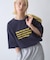 【UNISEX】【プラスサイズあり】ポコポコメッセージロゴTEE