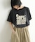 【UNISEX】【プラスサイズあり】スラブ天竺ピグメントロゴTEE