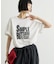 【UNISEX】【プラスサイズあり】スラブ天竺ピグメントロゴTEE