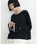 【接触冷感/ドット柄あり】フェイクレイヤードシアースラブ刺繍オーバーTee