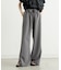 【美脚見え/3サイズ展開】柔らかルーズフレアイージーデニム