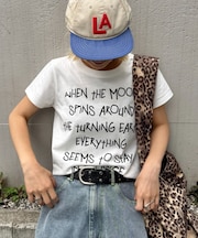 【WEB限定】【UNISEX】手書きメッセージロゴTEE