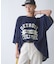 オーバーサイズメッシュロゴTEE